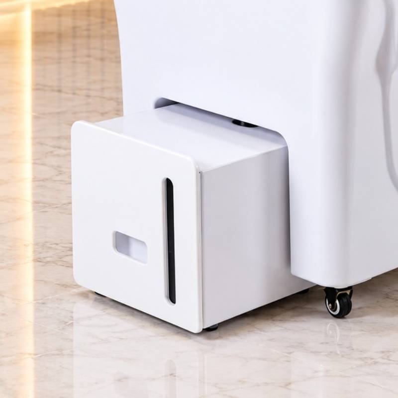 Lavatório Head Spa Portátil com Circulação de Água Quente e Vaporizador